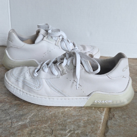 Coach Men's Citysole Court Leather Sneakers - Picture 1 of 17